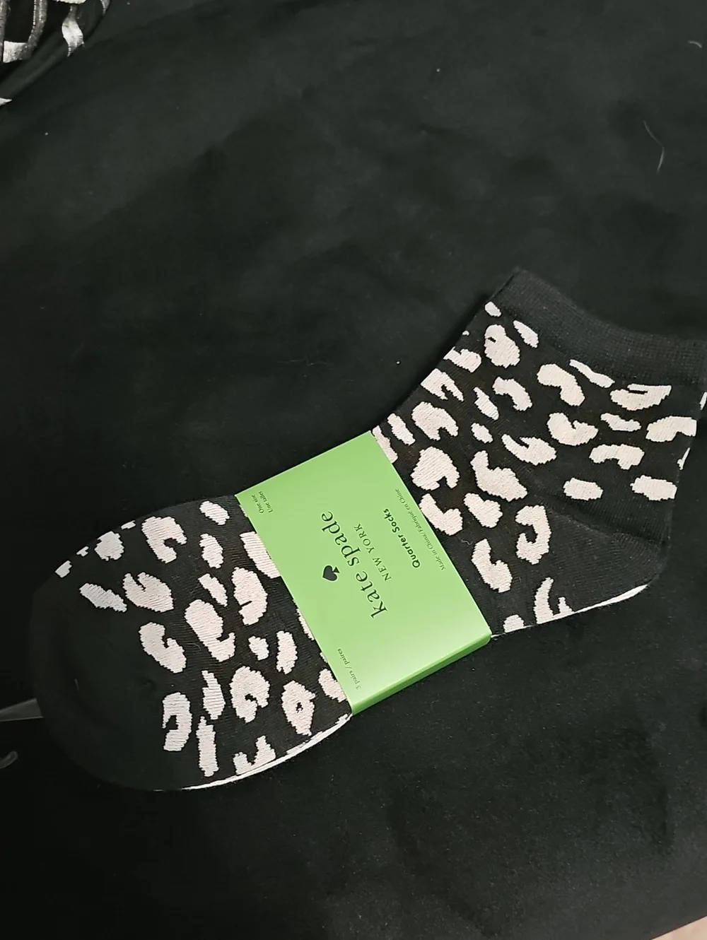 Kate Spade Quarter Socks  ~ 3 Pack